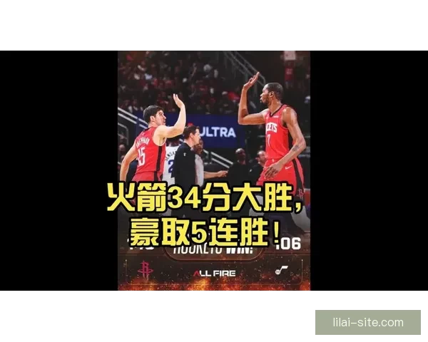 火箭豪取五连胜 杜兰特三节轰下25+6+5 谢泼德先发带队取得14胜4负佳绩